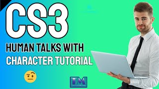 Create Studio 3 Human talks with character tutorial