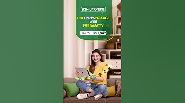 Sign up online now for our unlimited 10Mbps internet and score a FREE Smart TV