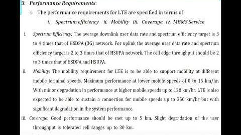 Module-3: Wireless Cellular and LTE 4G Broadband: Overview & Channel Structure