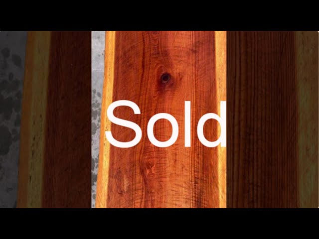 #29 Old Growth Redwood Slab - SOLD #thelumberbaron #realgoodwood #avideoaday #woodworking #liveedge