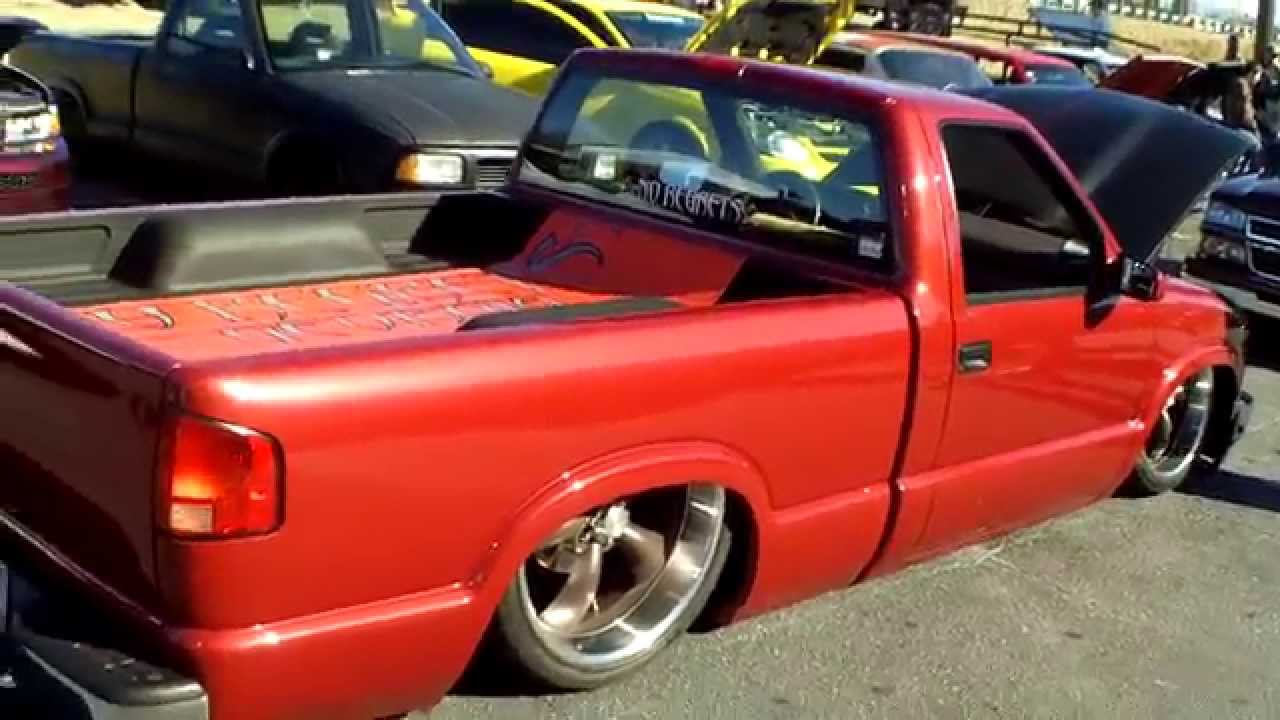 Chevy S10 Bagged With Custom Interior