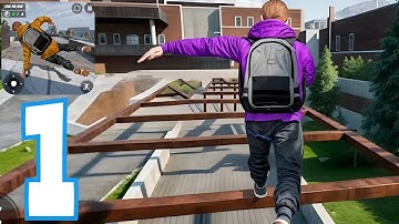 Going Up Rooftop Parkour Games | Tutorial - Gameplay Walkthrough Part 1 ( ANDROID/ iOS )