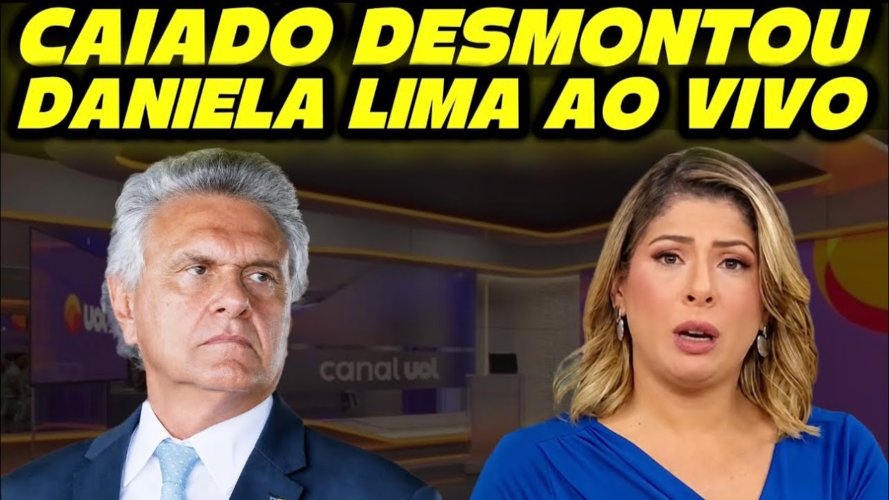 🤯RONALDO CAIADO FAZ DANIELA LIMA ENTRAR EM DESESPERO AO VIVO