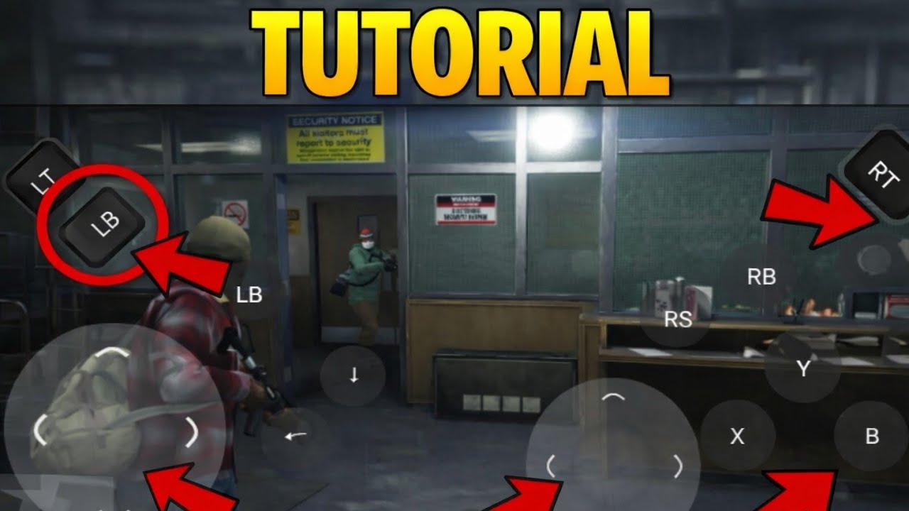 Games Android Control Tutorial GTA 5 Android Controls Tutorial | In Racoon cloud gaming - YouTube