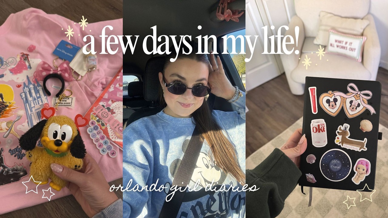living in orlando vlog: happiest market haul, making the best of a bad week, + junk journal updates