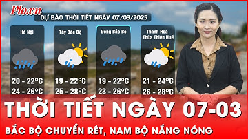 Thời tiết ngày 07-03: Miền Bắc chuyển rét, Miền Trung có mưa rào, Miền Nam trời nắng nóng
