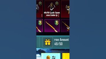 49/50 Luck Open one  Rp Crate