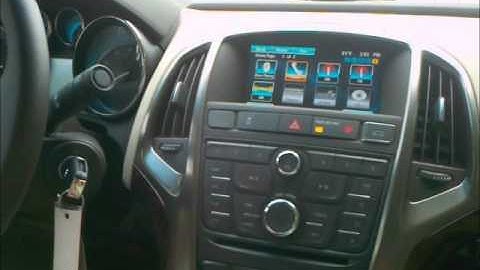 Added Factory Integrated Navigation and Backup Camera to 2012 Buick Verano