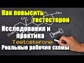 КАК ПОВЫСИТЬ ТЕСТОСТЕРОН. ГЗТ. Исследования. Реальные схемы. Примеры с практики.