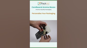 50 Rounds Cardboard Ammo Packaging Boxes - Reverse Tuck End Box Style