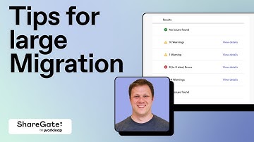 Tips for large Migration