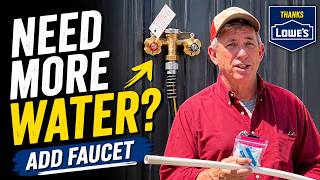Adding Outdoor Faucets the RIGHT Way (DIY Irrigation Upgrade) #lowesaffiliate
