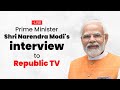 Pm shri narendra modis interview to republic tv