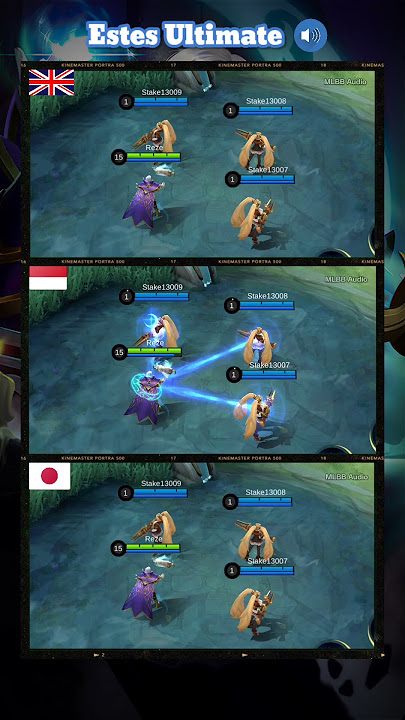 Suara Ultimate Estes (English Indonesia Jepang) #shorts