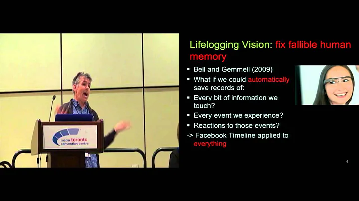 CHI 2014 Lifetime Research Award: Steve Whittaker ...