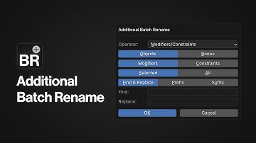 Additional Batch Rename | Blender add-on