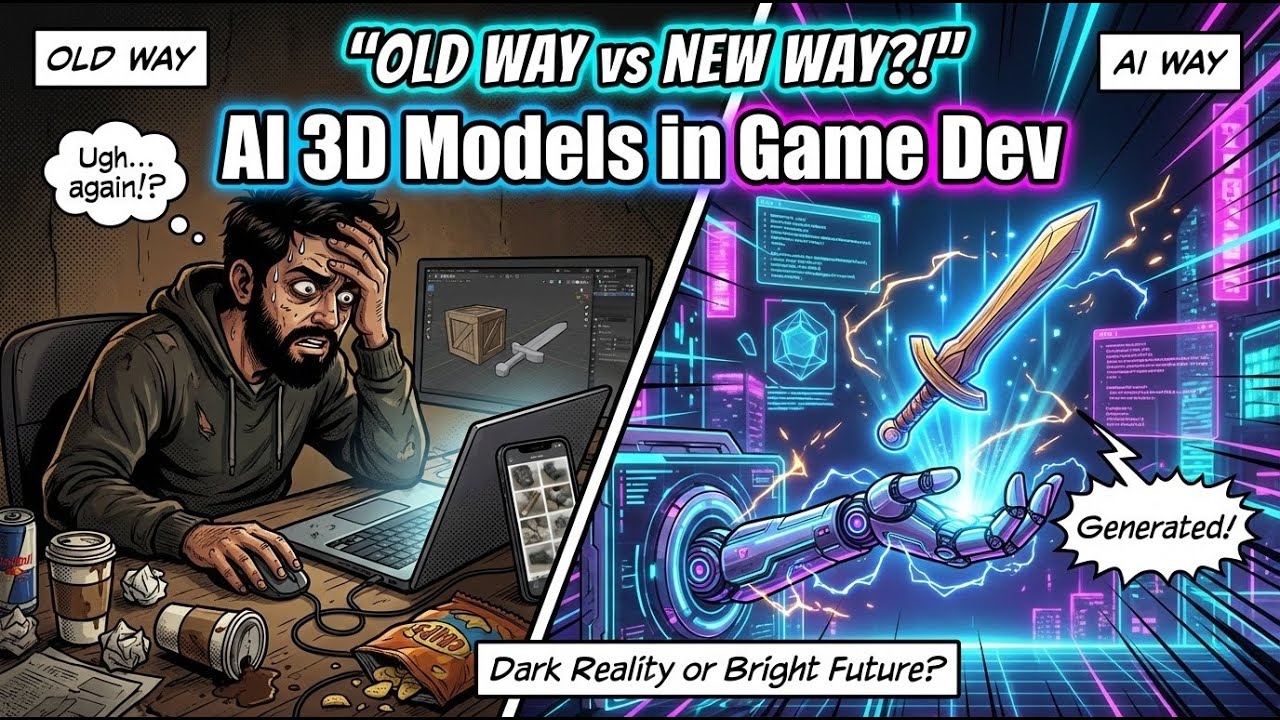 AI 3D Model in Game Development - YouTube