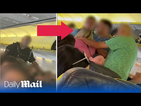 ‘Drunk’ woman sparks huge brawl on Ryanair flight to Ibiza
