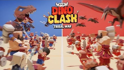 Dino Clash: Tribal War - Walkthrough Part 1 Levels 1-11