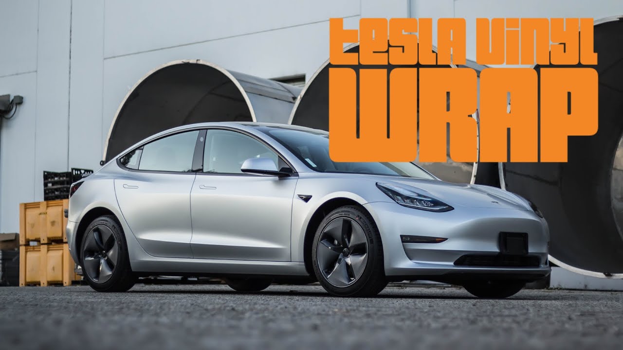 tennis lineær Asser Here's Why the Tesla Model 3 Needs to be Vinyl Wrapped!!! - YouTube