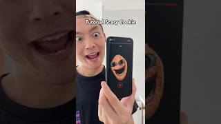 Tutorial scary cookie 🍪 😱👉 #trending #funny #tutorial #vivia #shorts