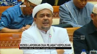 Rizieq Shihab Sambangi Komisi III DPR RI, Laporkan 2 Pejabat Kepolisian