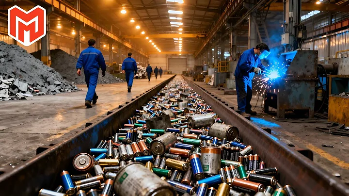 How Millions of Batteries Get Recycled Every Day Inside Massive Battery Recycling Lines