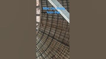 cách bố trí thép cầu thang lượn đẹp