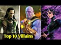 Top 10 Villains of MCU Explained In HINDI | MCU Villains Ranking In HINDI | Marvel Villains Ranked