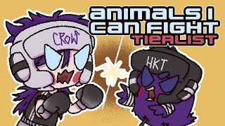 【TIERLIST】I CAN SO BEAT A KANGAROO IN A FIGHT TRUST. ANIMALS I CAN FIGHT TIERLIST 🥊✨
