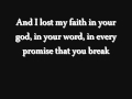 No Shame Lyrics - Defeater