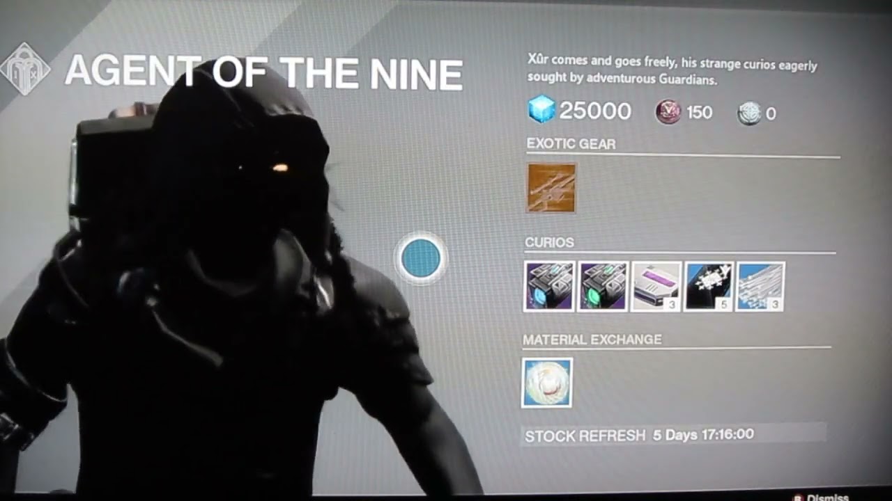 Ecto Gaming Presents Destiny 1 Xbox 360 where is XUR