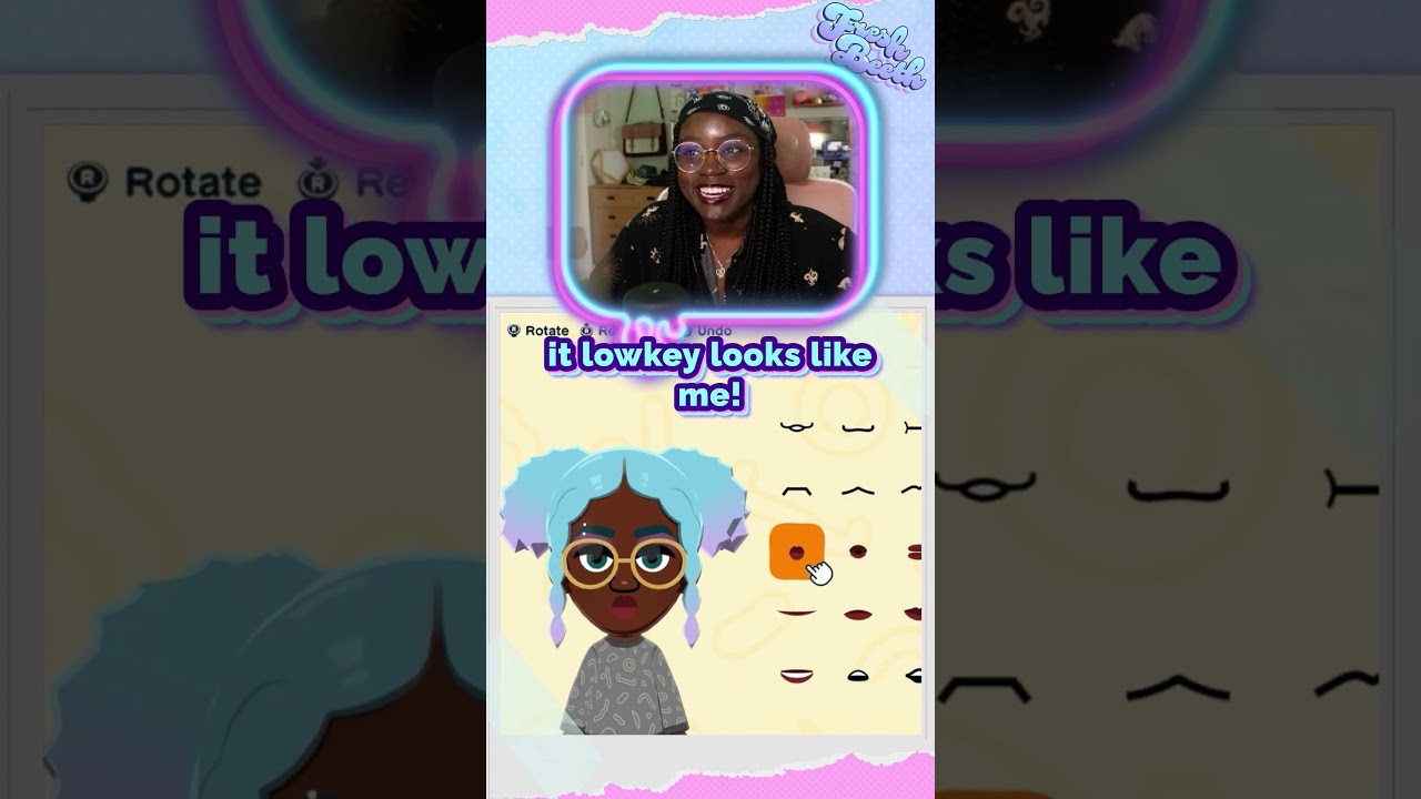 my mii looks like ME!! 🩵💜#tomodachilife #nintendoswitch2 #nintendo  #switch2
