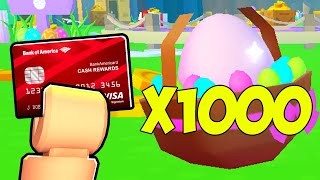 I BOUGHT 1000 EASTER GIFTS IN PET SIMULATOR X