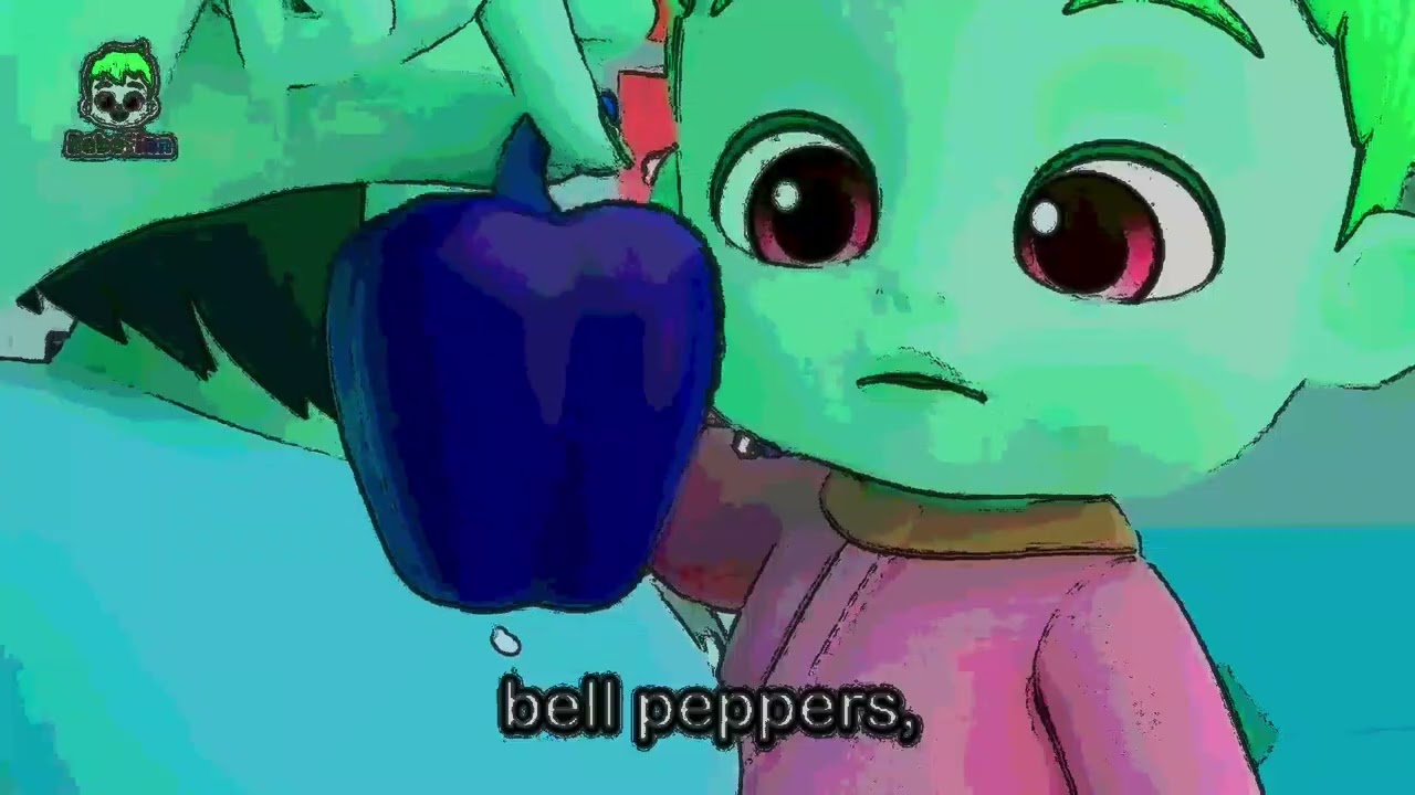 Would you like some bell peppers??🫑🫑🌶️🌶️//Bebefinn effects 🤗🤗 more effects visual color inversion 