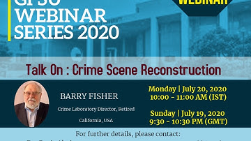 Topic On : Crime Scene Reconstruction