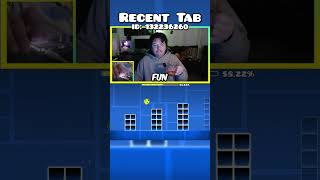 A fine recent tab today #geometrychallenge #geometrydash #recenttab