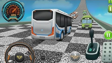 Crazy Bus Mega Ramp Impossible Racing - Bus Stunts Racing - Bus Simulator 3D - Android Gameplay