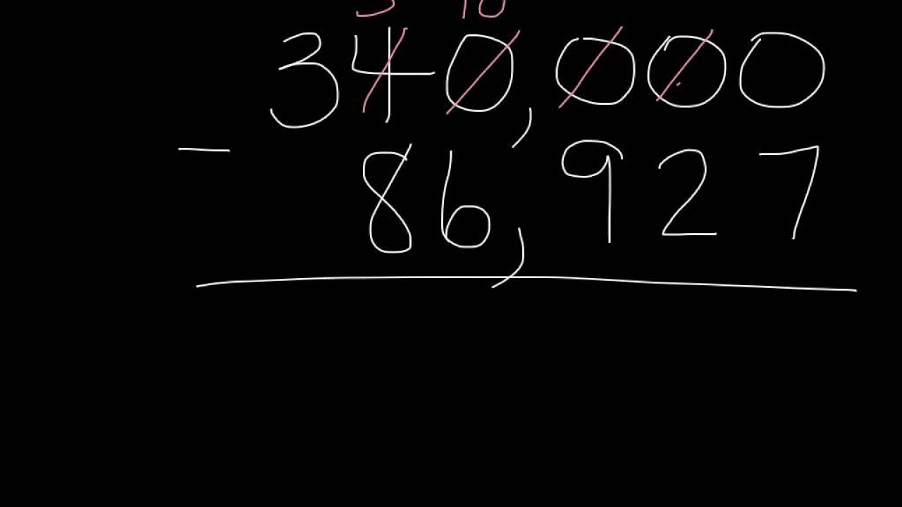 XO23UBU 　MINUS Boro Crust minus（−） How to Subtract (Large) Numbers Easily (Some More Methods