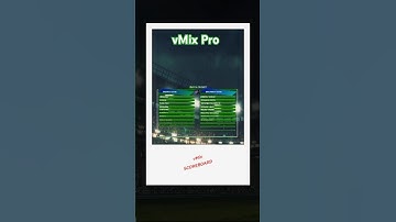 vMix Scoreboard #vMix #shortvideo #youtubeshorts #viralvideo #scoreboard