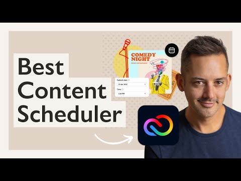 BEST Social Media Scheduler for Social Media Managers & Creators - Adobe Express - Phil Pallen thumbnail