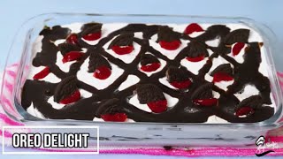 No bake Oreo Dessert in Just 10 minutes | Oreo Delight Recipe | Oreo Dessert Recipe