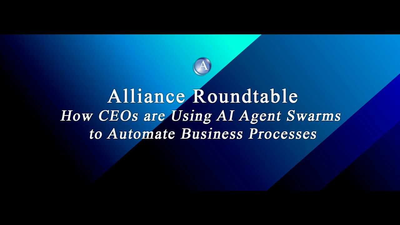 Alliance of CEOs Roundtable: How CEOs are Using AI Agent Swarms to ...