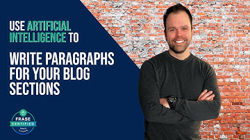 Use Frase AI to Write Paragraphs for Your Blog Sections
