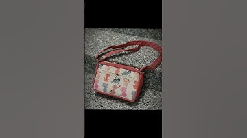 Túi mini catbag màu Hồng đeo vai cho nữ may thủ công với chất liệu vải canvas