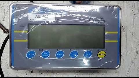 Adam equipment Indicator model AE 402 Calibration method complete