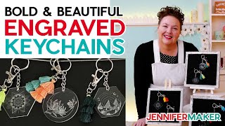 Engraved Acrylic Keychains with Cricut | How to Get PERFECT Placement Every Time!