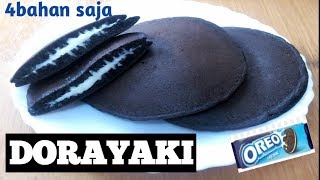 Resep Dorayaki Oreo // 4bahan super lembut dan enak