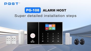 PG-108 alarm host detailed operation video