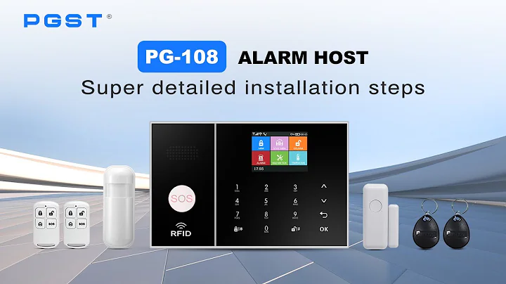 PG-108 alarm host detailed operation video